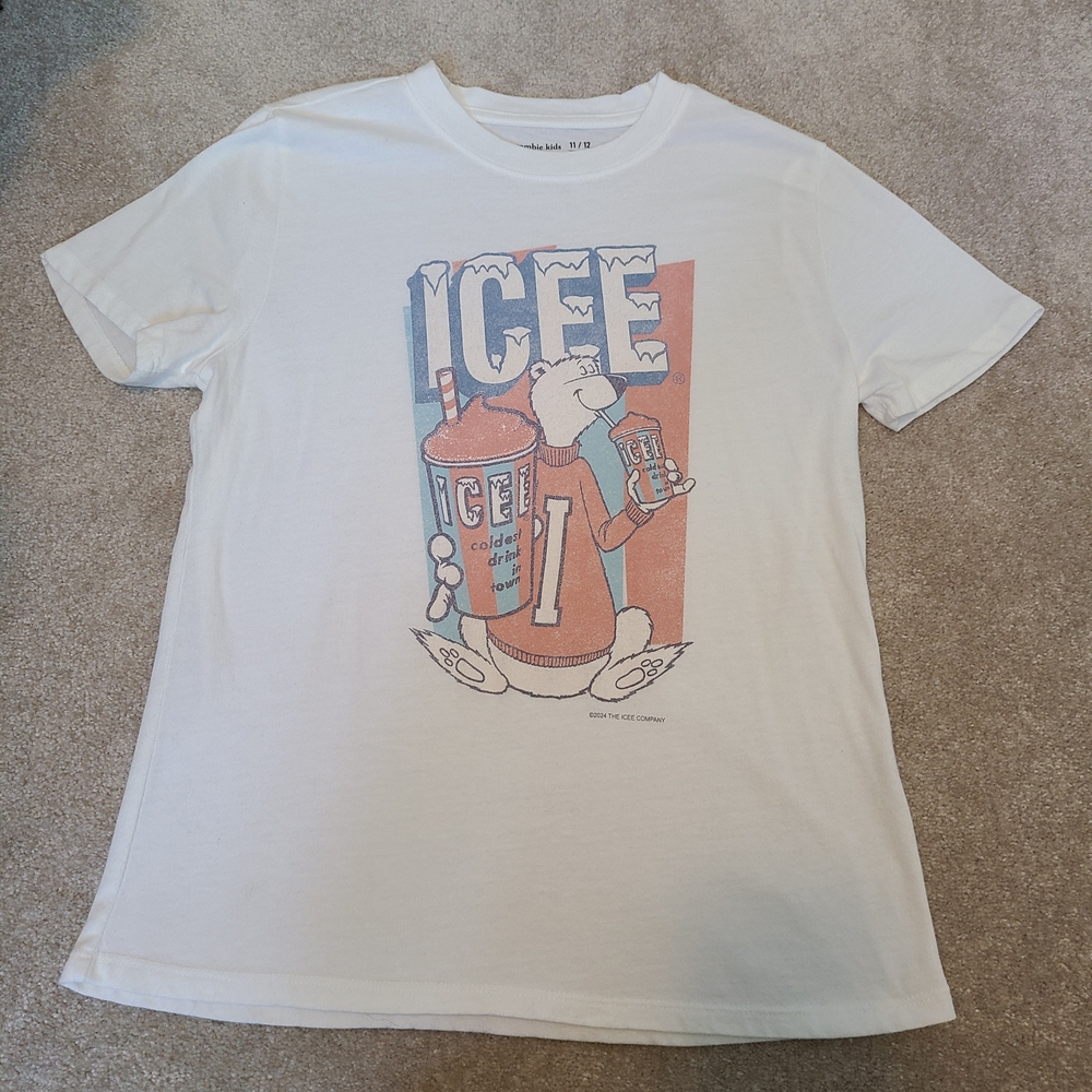 Abercrombie & Fitch Kids White ICEE Graphic T-Shirt